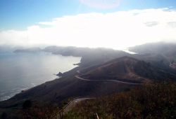 This road in San Fran is used in almost every car commerc... by Andrew Kubica 